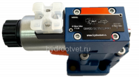 DBW10B2-5X/315XCG24N9K4 - Предохранительный клапан Ду10 с давлением настройки до 315 бар, управление - X - внешний с разгрузкой B = открыт с электроуправлением G24
