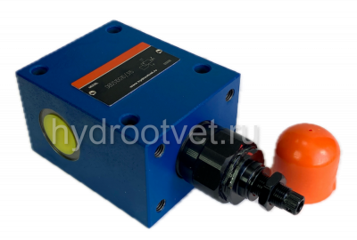 DBDS10G1X/200 - Предохранительный клапан прямого управления Ду10, давление регулировки до 200 бар, тип монтажа - резьбовой, элемент регулировки S = винт
