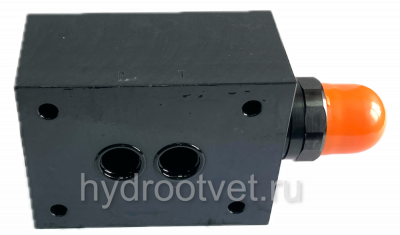 DBDS20P1X/100 - Предохранительный клапан прямого управления Ду20, давление регулировки до 100 бар, тип монтажа - на плиту, элемент регулировки S = винт