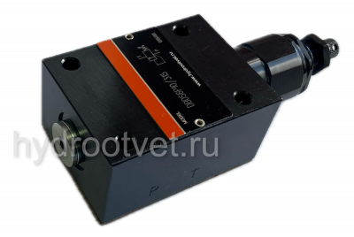 DBDH6P1X/315 - Предохранительный клапан прямого управления Ду6, давление регулировки до 315 бар, тип монтажа - на плиту, элемент регулировки H = рукоятка